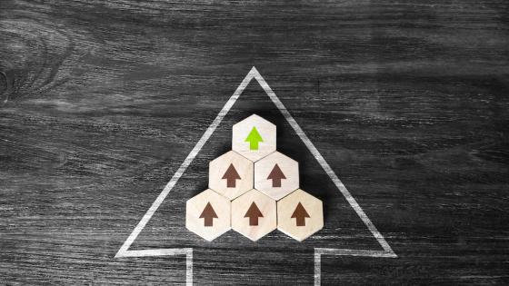 Image of green and brown arrows representing green transition