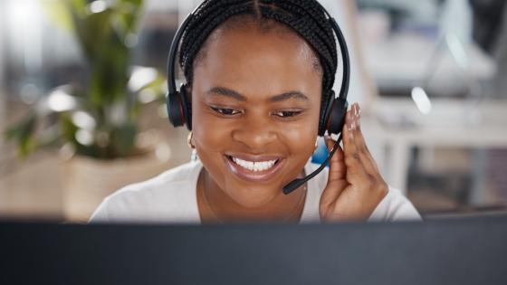 call centre worker