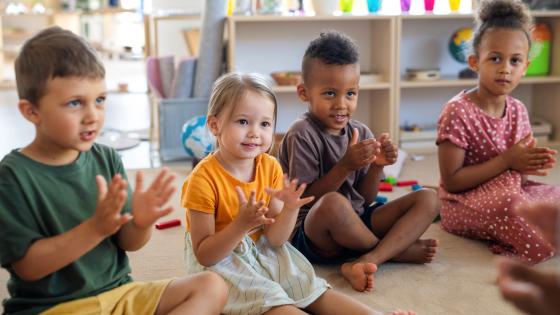 children in nursery